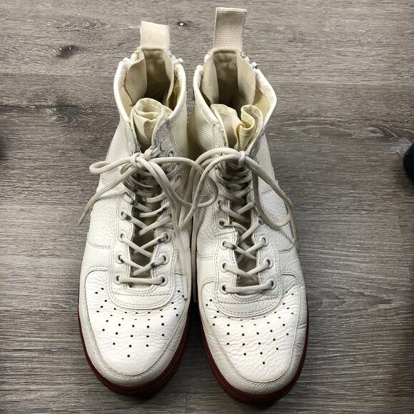 2017 NIKE AIR FORCE 1 SF AF1 917753-100 Men's Sneakers -  White - Size 8 - Picture 1 of 11